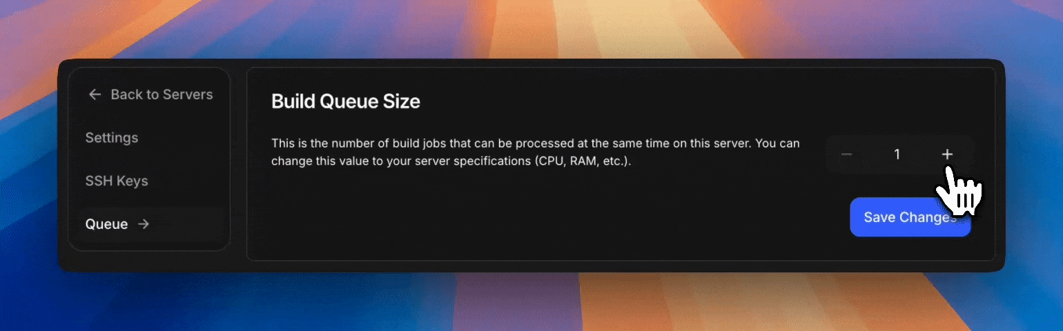Build Queue